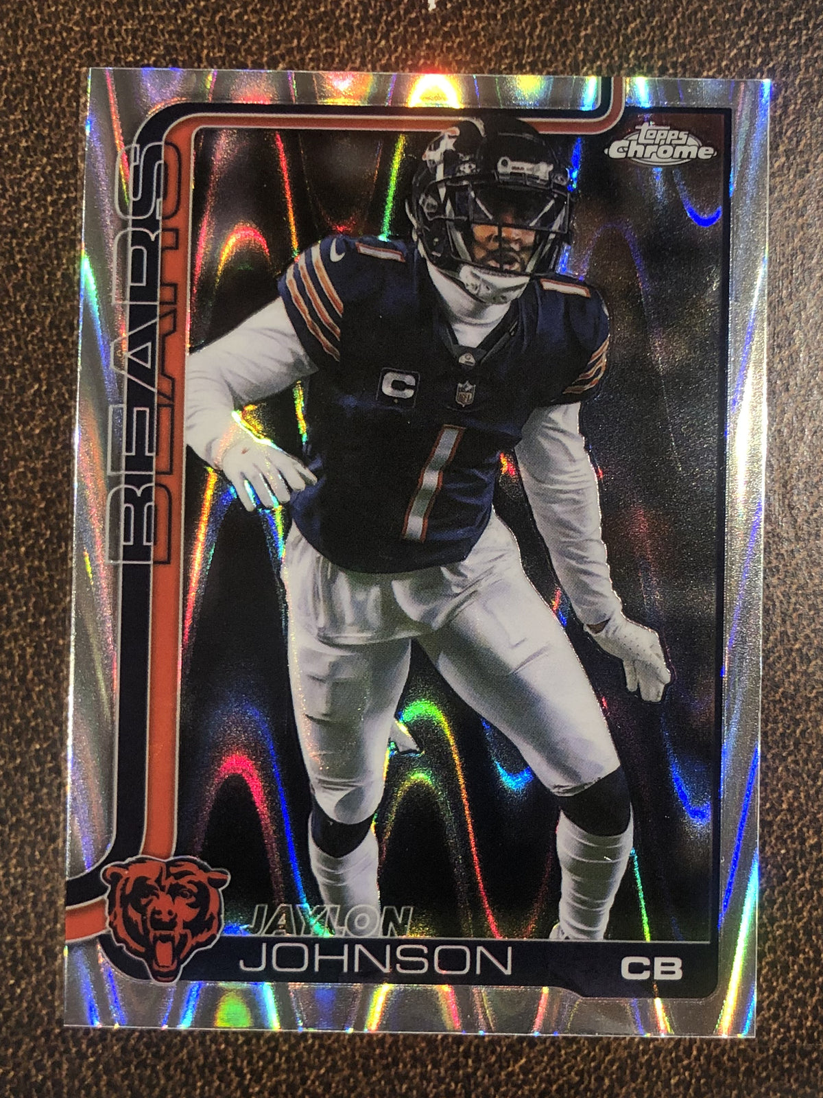 Jaylon Johnson - 2025 Topps Chrome - Raywave Refractor - Bears