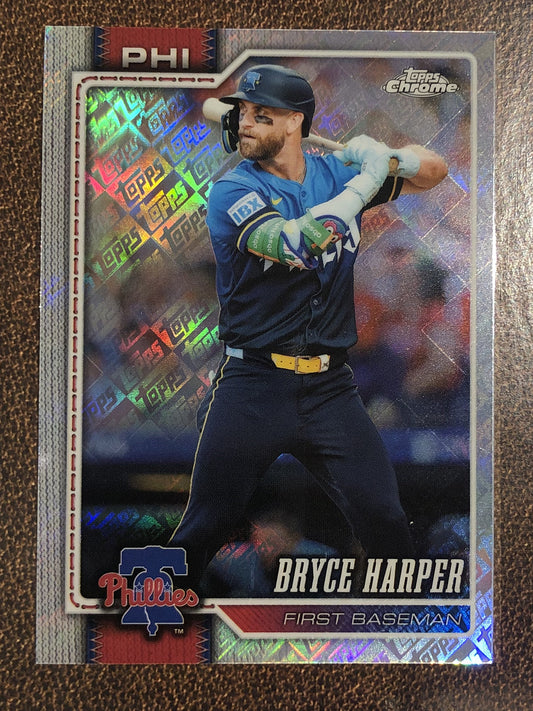 Bryce Harper - 2026 Topps Chrome - Fanatics Topps Foil - Phillies
