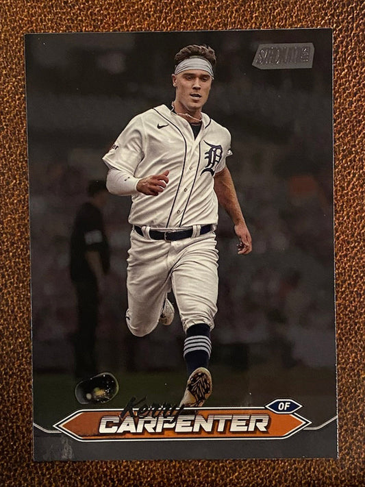 Kerry Carpenter - 2024 Topps Stadium Club - Black Foil - Tigers