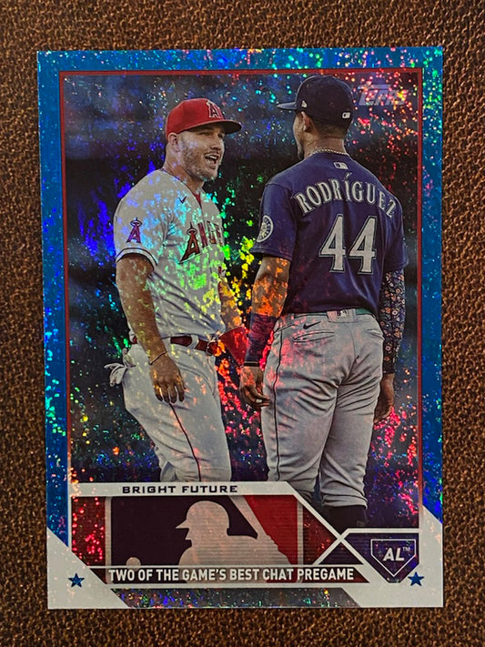 Trout/Rodriguez - 2023 Topps Update - Blue /999 -