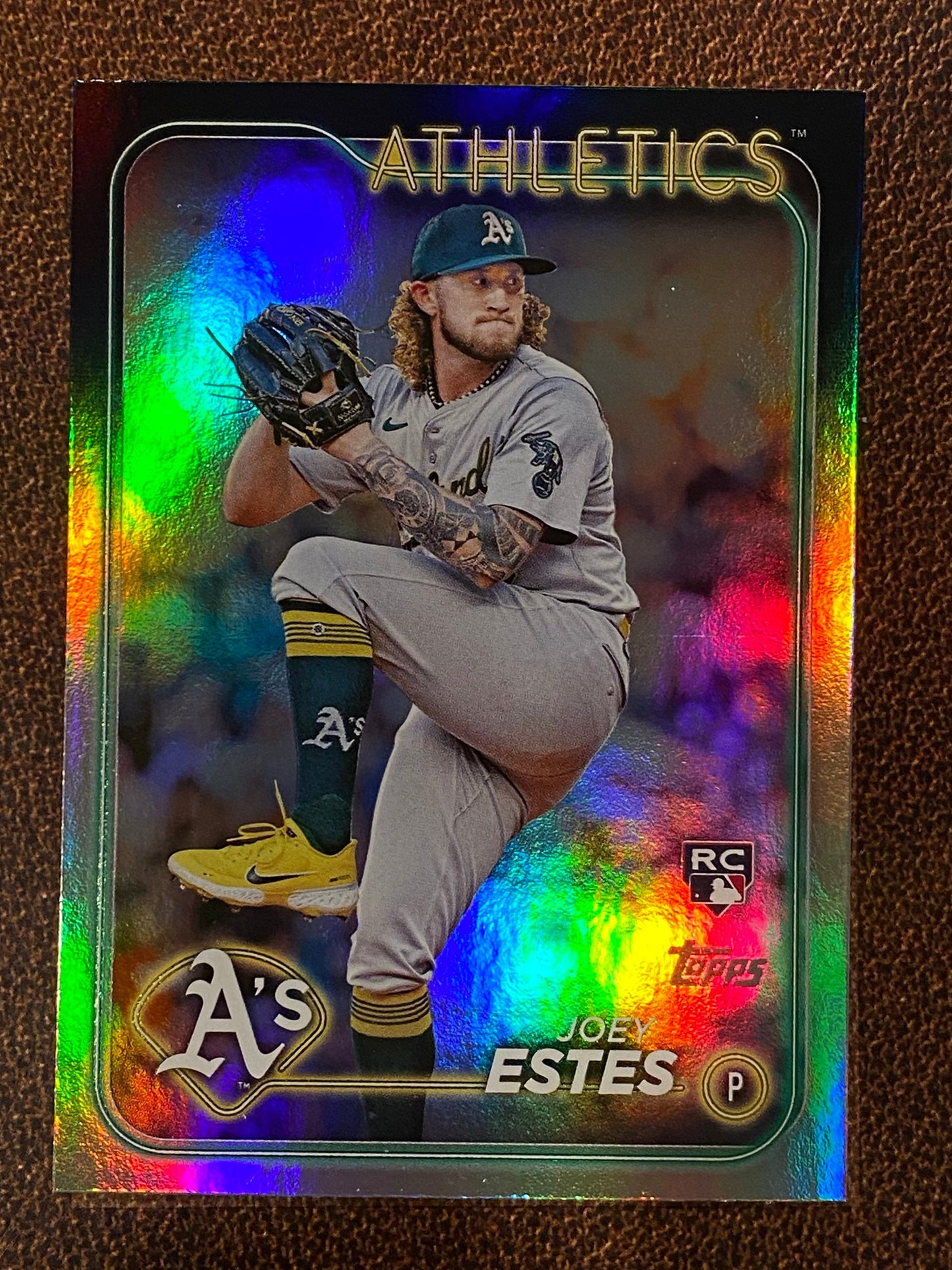 Joey Estes - 2024 Topps Update - Rainbow Foil - Athletics
