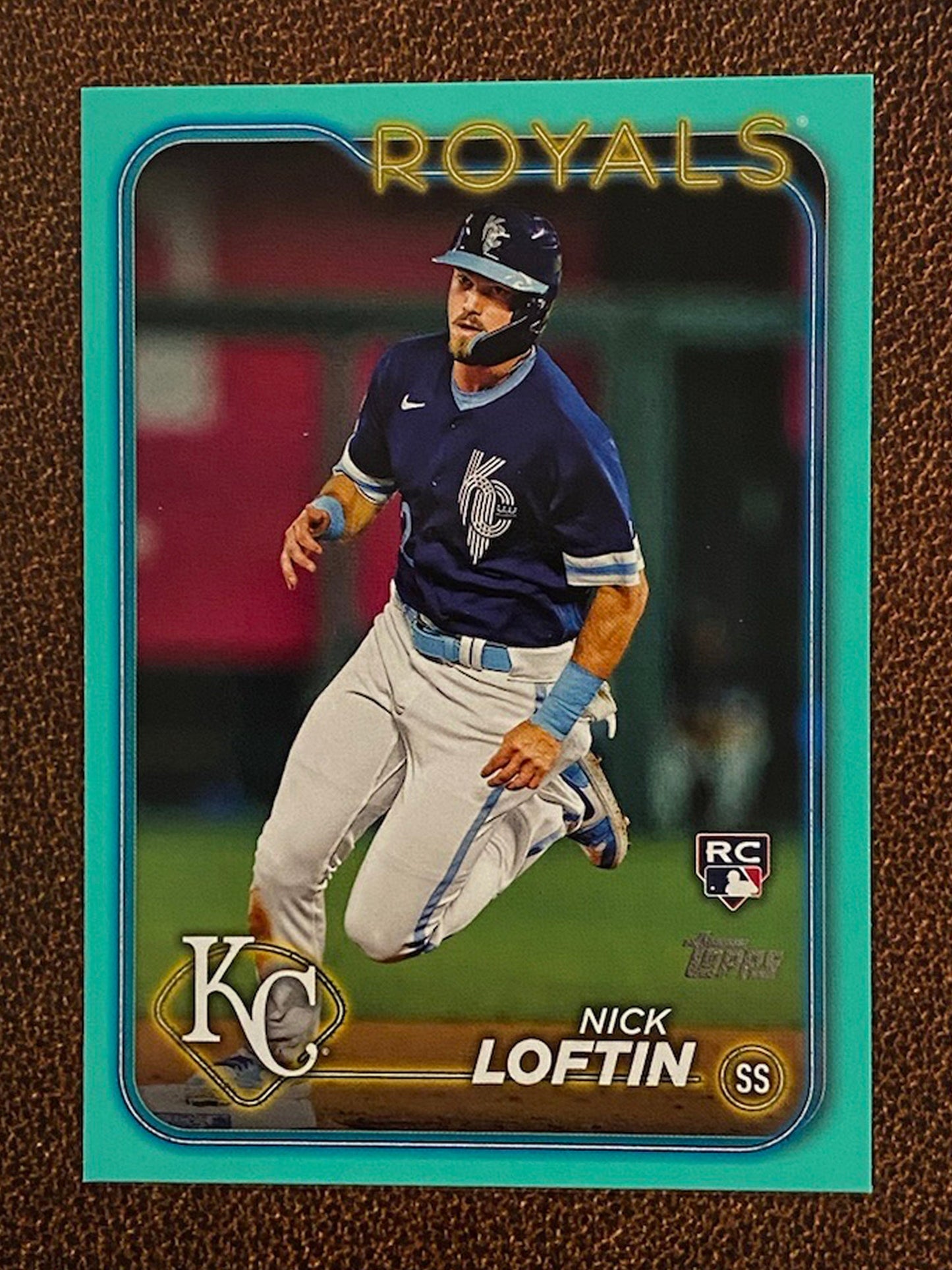 Nick Loftin - 2024 Topps Series 2 - Aqua Parallel - Royals