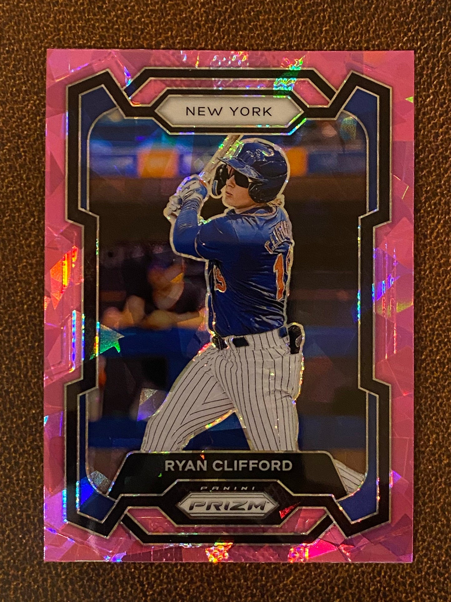 Ryan Clifford - 2024 Panini Prizm - Pink Ice Mega - Mets