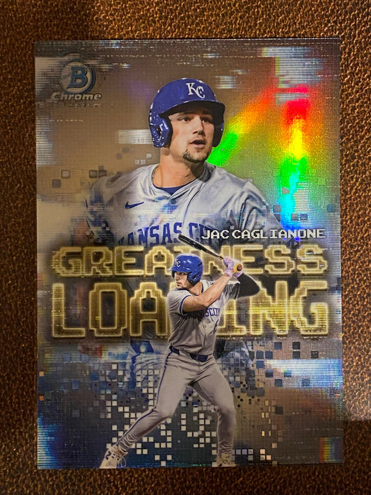 Jac Caglianone - 2025 Bowman - Greatness Loading - Royals