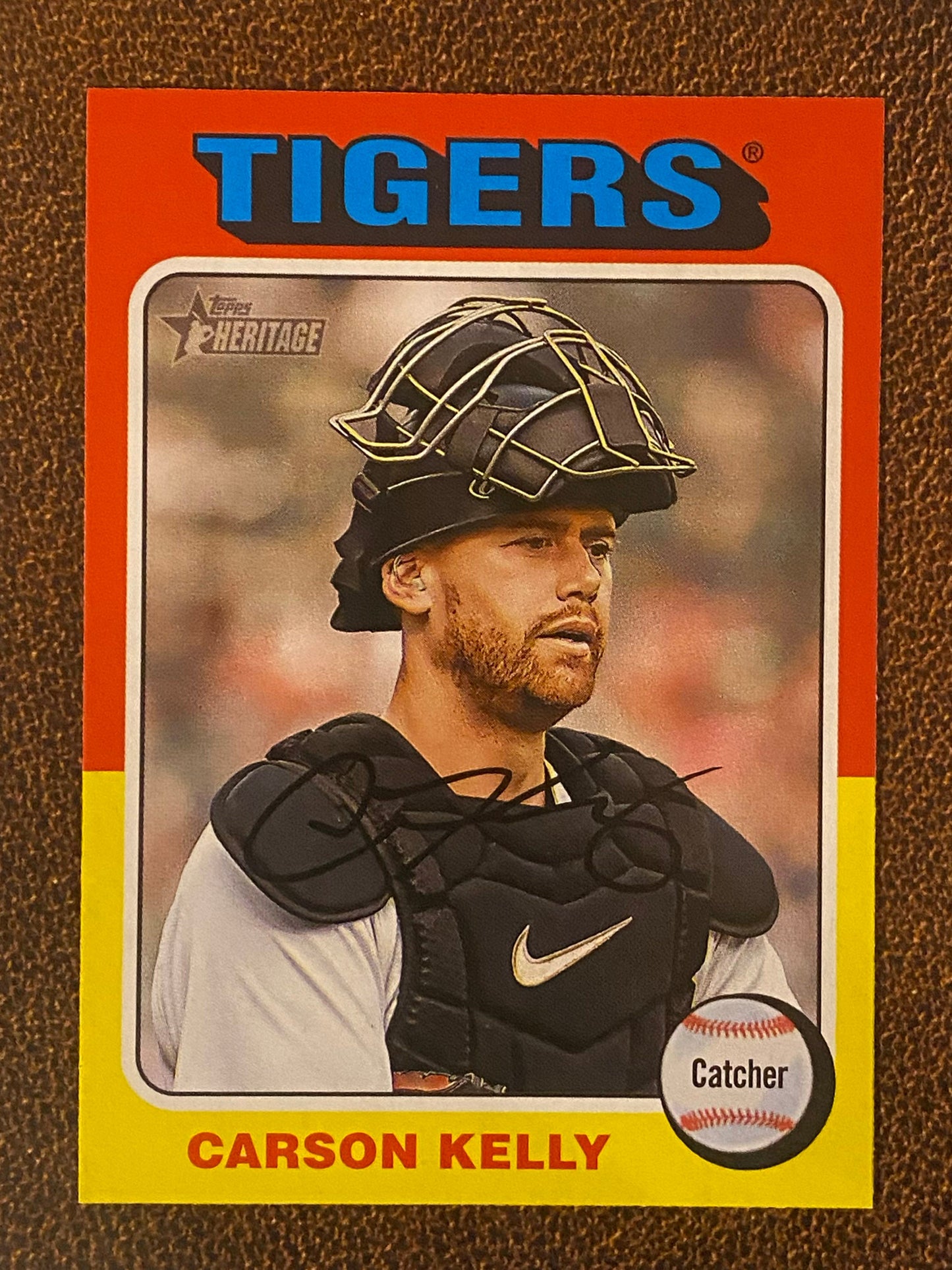 Carson Kelly - 2024 Topps Heritage - Low Number Short Prints - Tigers