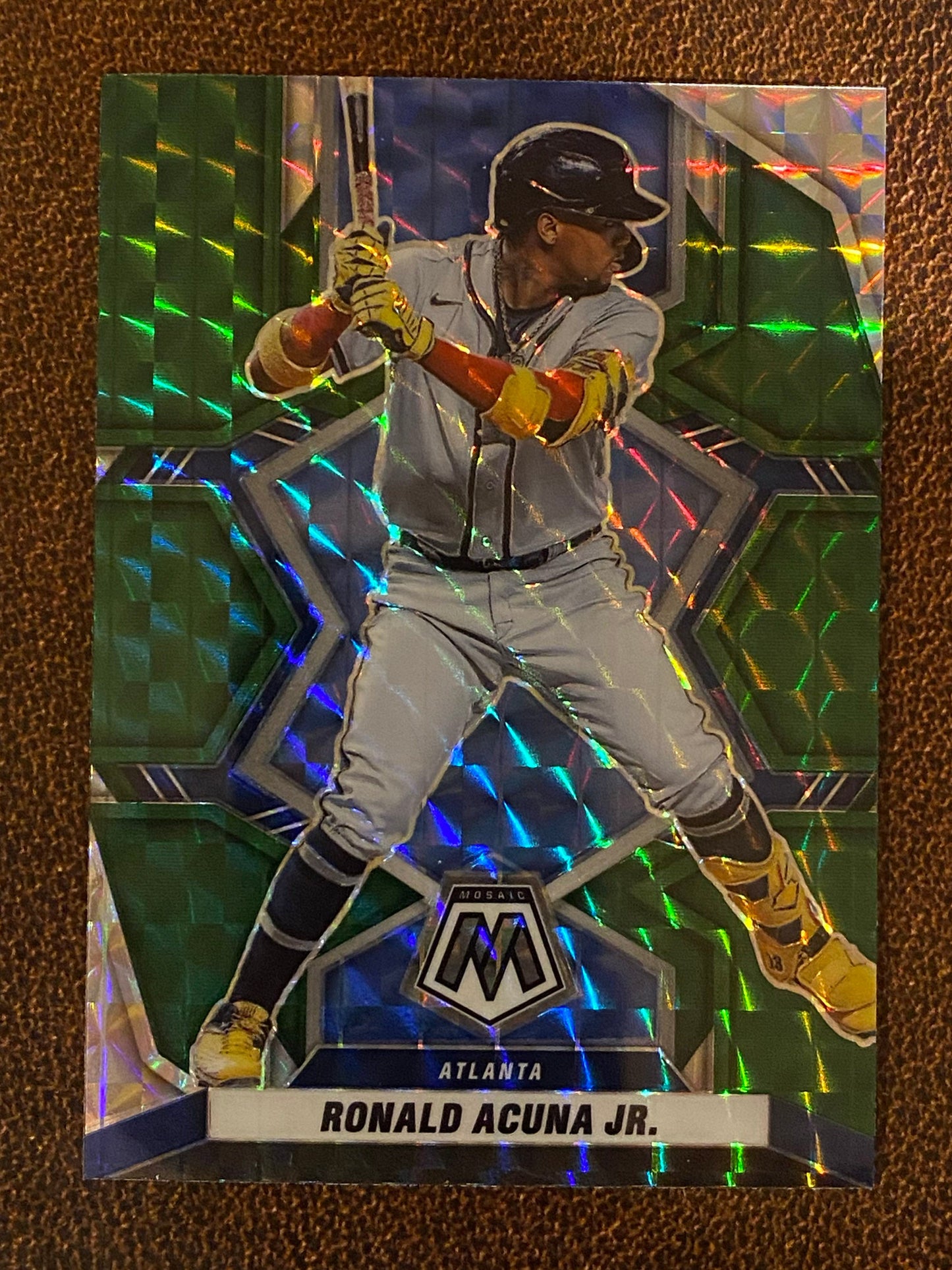 Ronald Acuna Jr. - 2022 Mosaic - Green - Braves