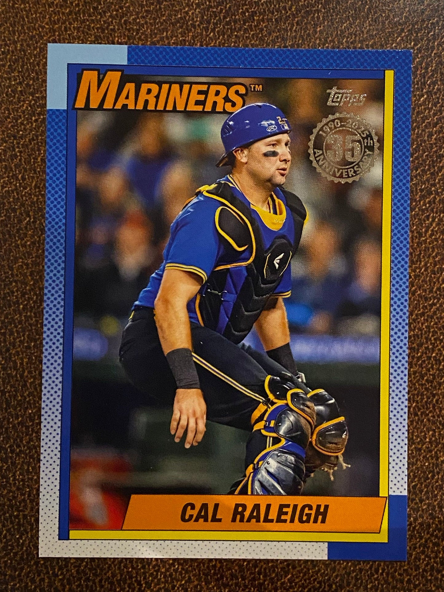 Cal Raleigh - 2025 Topps Series 2 - 1990 Insert - Mariners