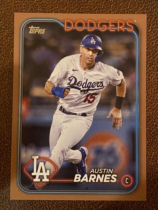 Austin Barnes - 2024 Topps Series 2 - Gold /2024 - Dodgers