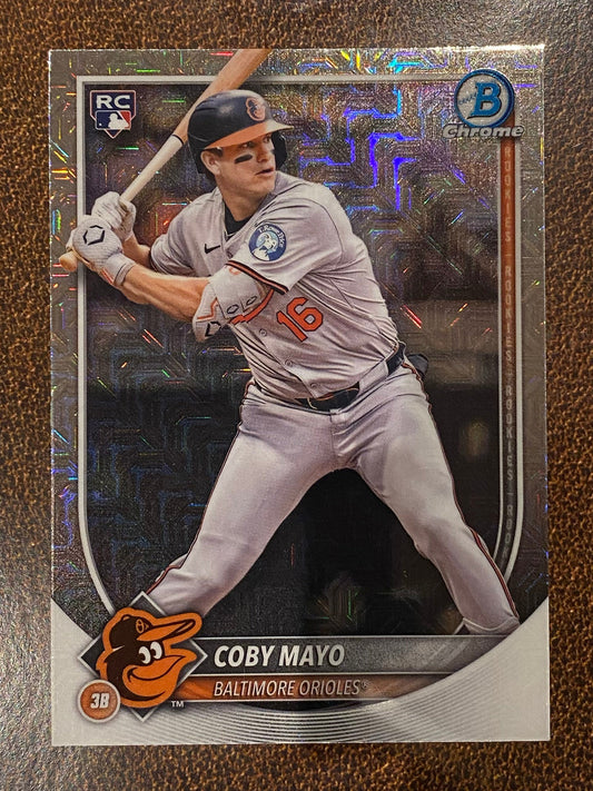 Coby Mayo - 2025 Bowman Chrome - Mojo Rookie - Orioles