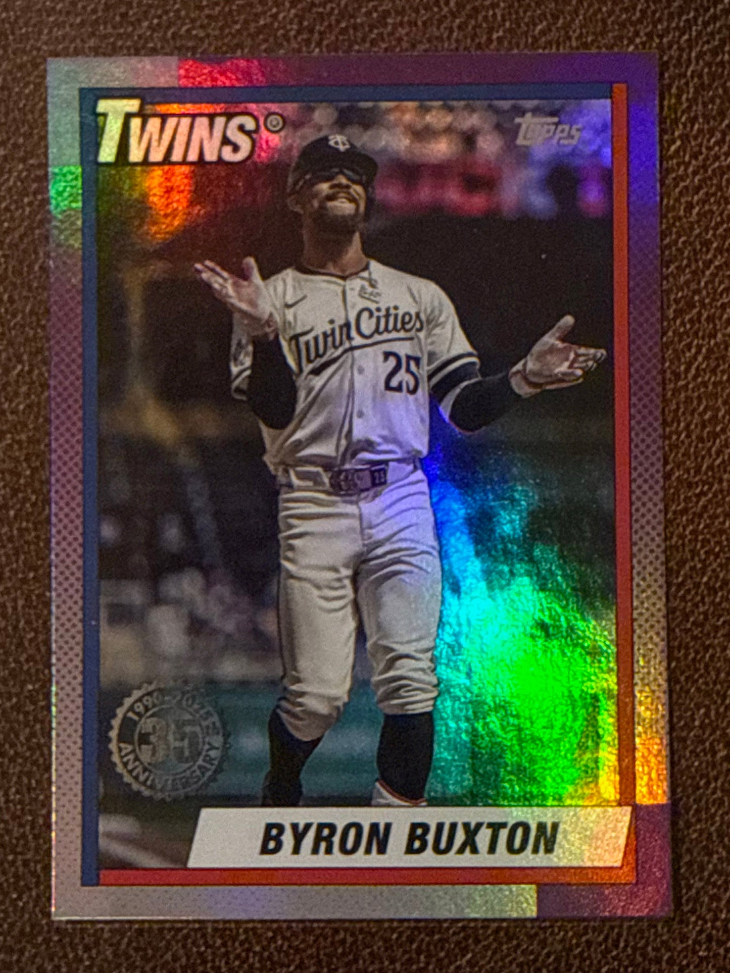 Byron Buxton - 2025 Topps Update - 1990 Foil Insert - Twins