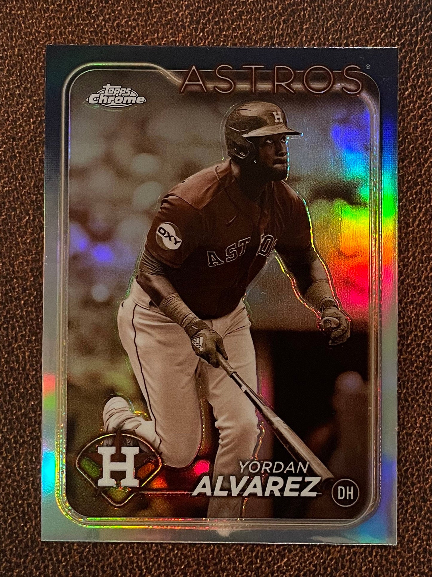 Yordan Alvarez - 2024 Topps Chrome - Sepia Refractor - Astros