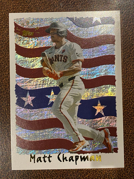 Matt Chapman - 2025 Topps Archives - Cyberstats Insert - Giants