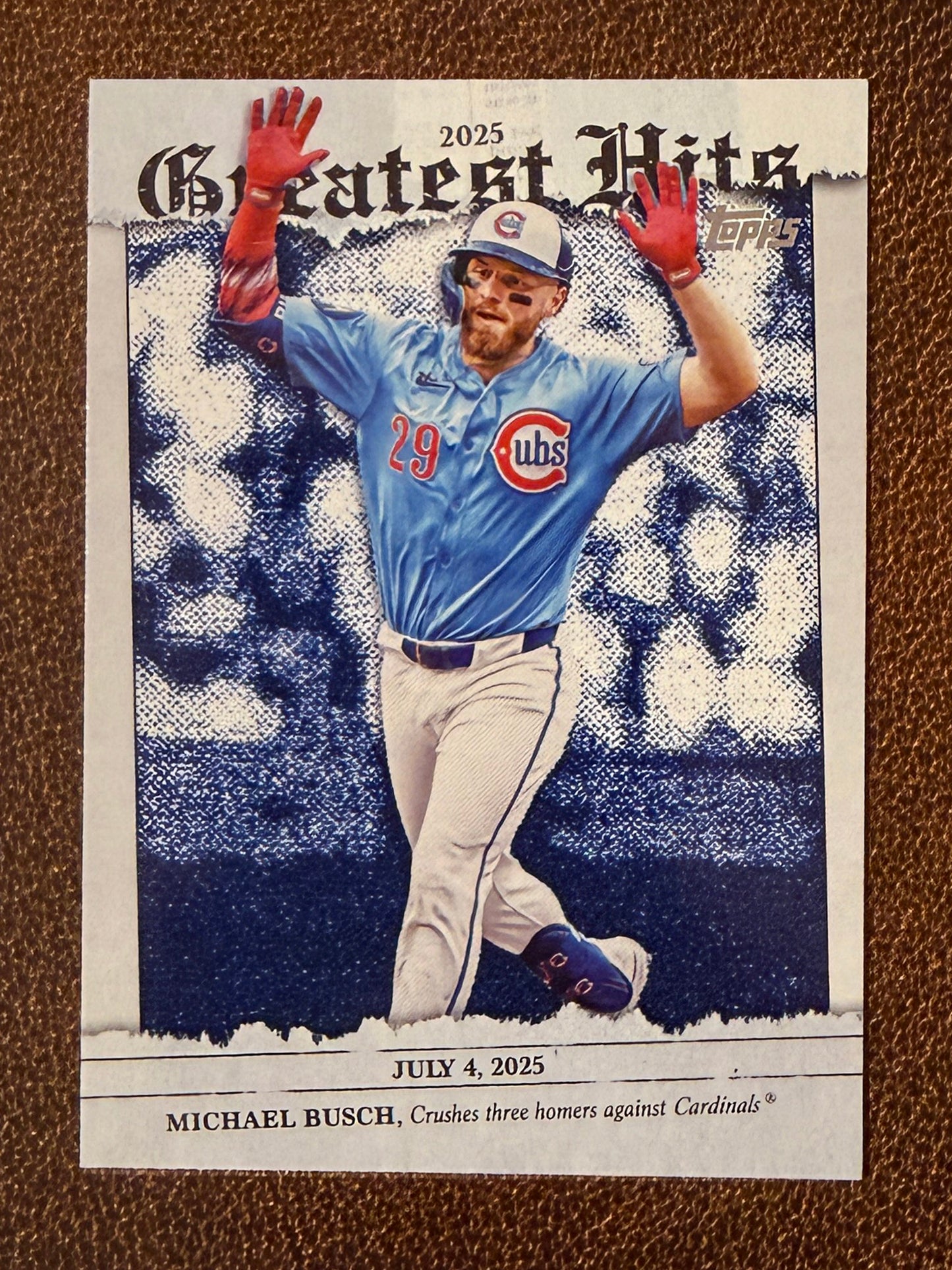 Michael Busch - 2026 Topps Series 1 - Greatest Hits Insert - Cubs