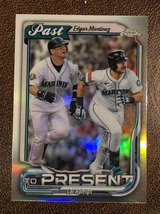 Cal Raleigh - 2026 Topps Chrome - Past to Present Insert - Mariners