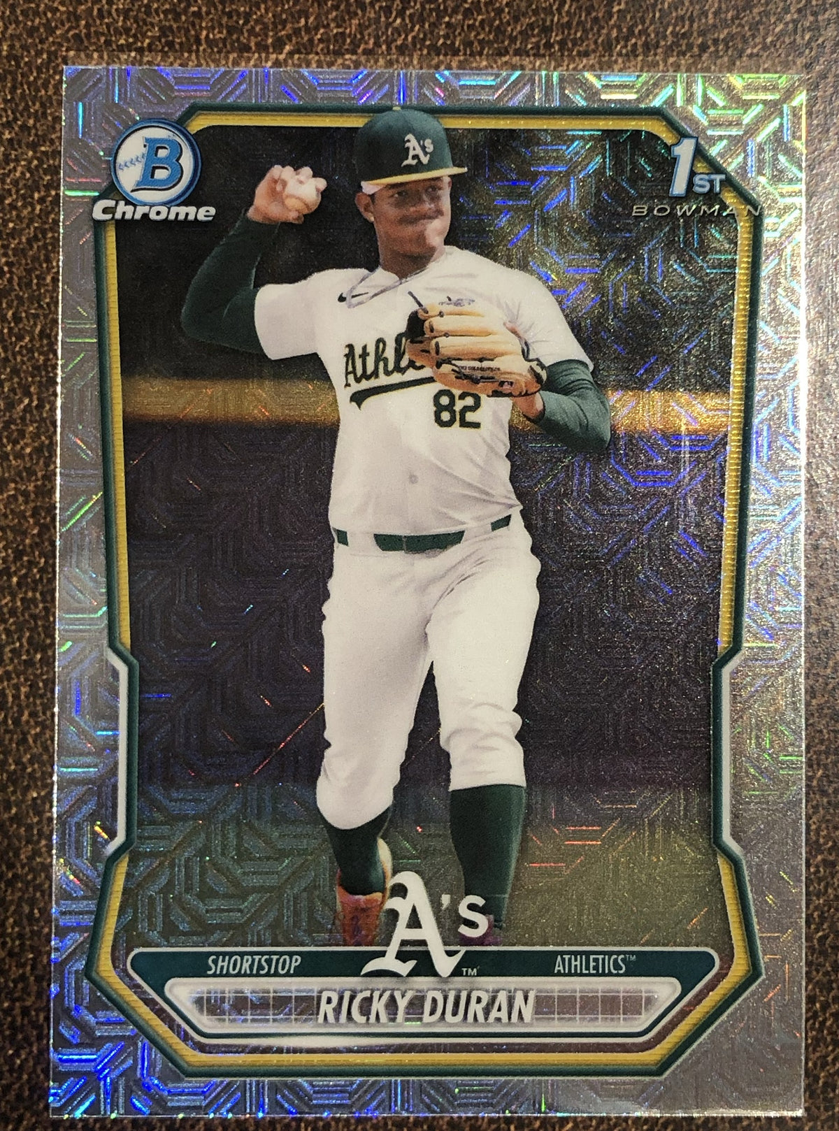 Ricky Duran - 2026 Bowman Chrome - 1st Bowman MOJO - Athletics