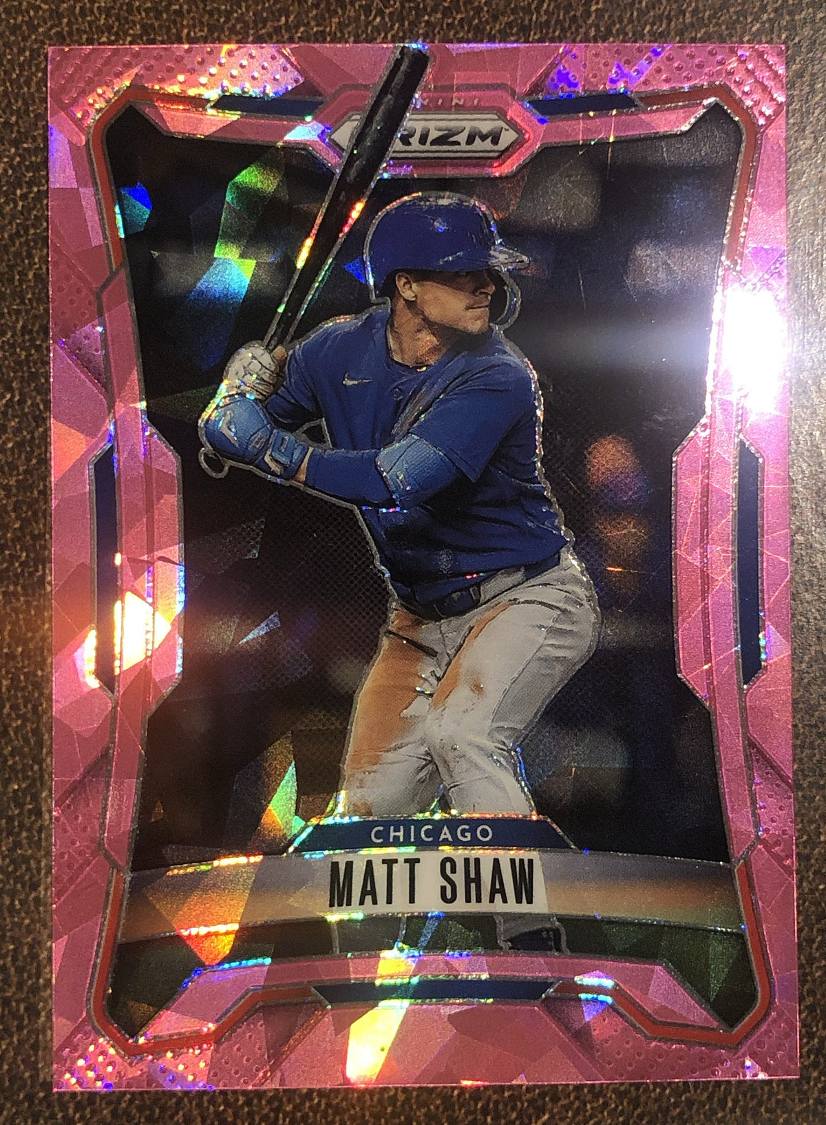 Matt Shaw - 2026 Panini Prizm - Pink Ice - Cubs