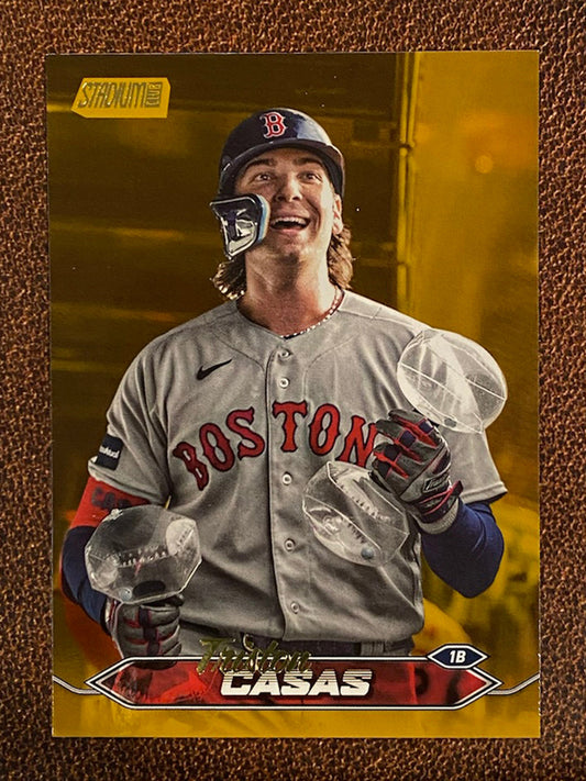 Triston Casas - 2024 Topps Stadium Club - Gold Foil - Red Sox