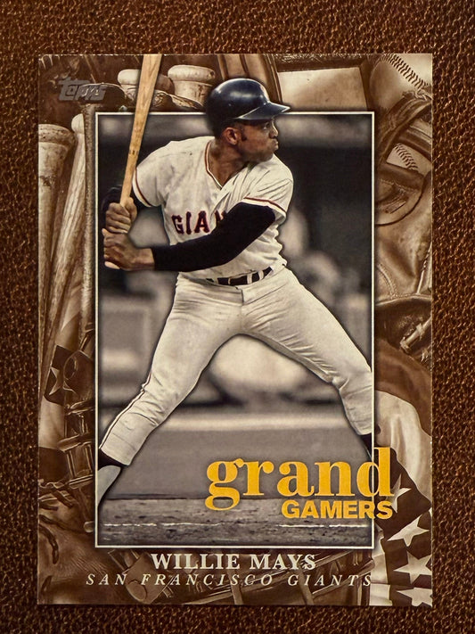 Willie Mays - 2024 Topps Series 1 - Grand Gamers - Giants