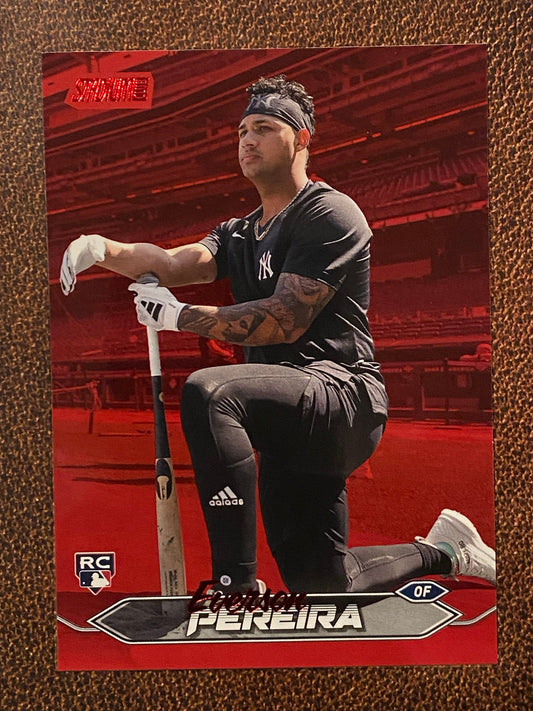 Everson Pereira - 2024 Topps Stadium Club - Red Foil - Yankees