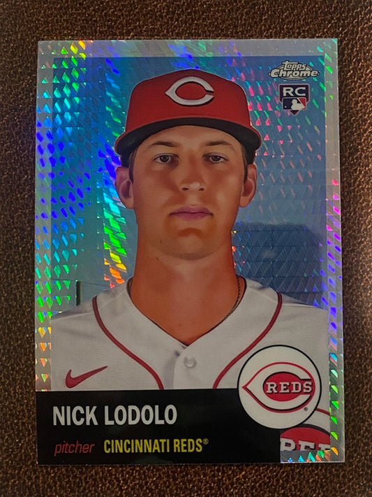 Nick Lodolo - 2022 Topps Chrome Platinum Anniversary - Prism Refractor - Reds