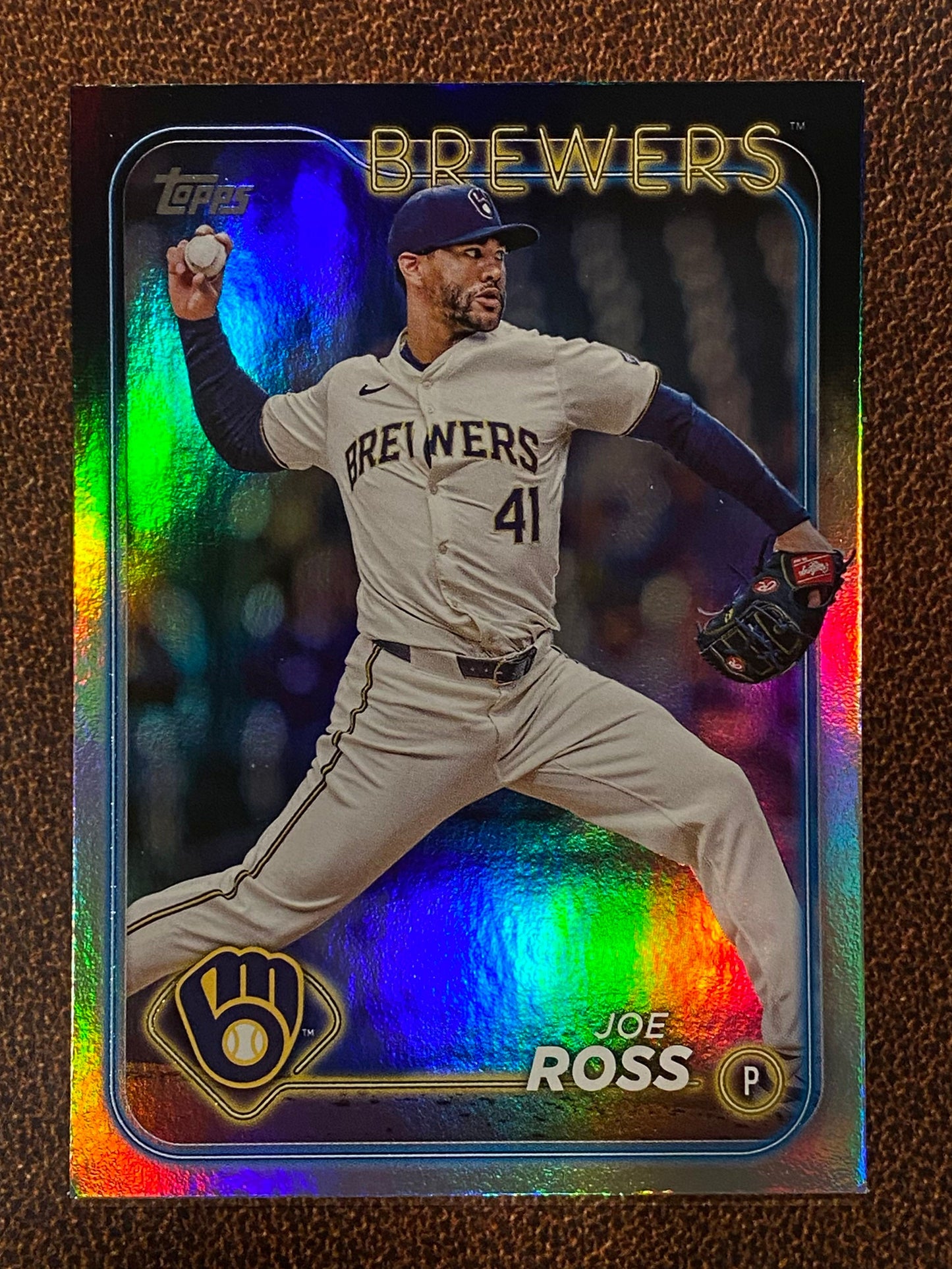 Joe Ross - 2024 Topps Update - Rainbow Foil - Brewers