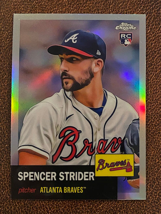 Spencer Strider - 2022 Topps Chrome Platinum Anniversary - Refractor - Braves