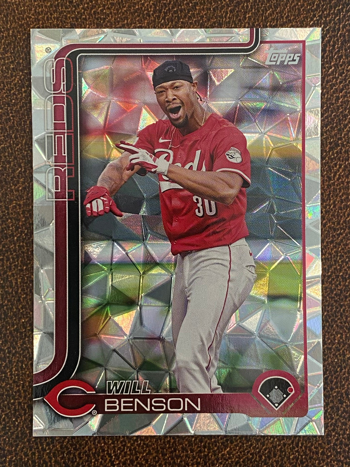 Will Benson - 2025 Topps Series 1 - Diamante - Reds