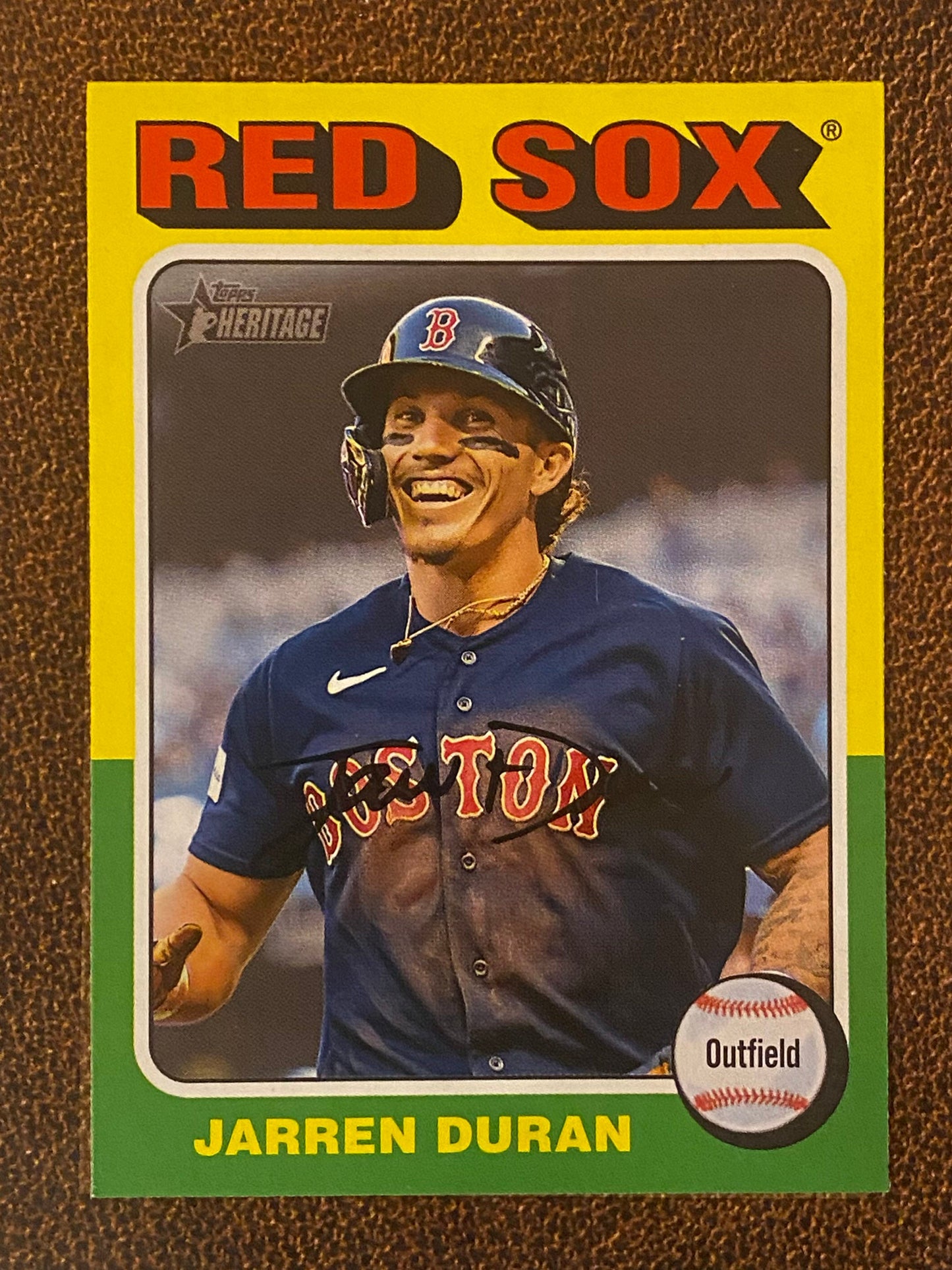 Jarren Duran - 2024 Topps Heritage - Low Number Short Prints - Red Sox