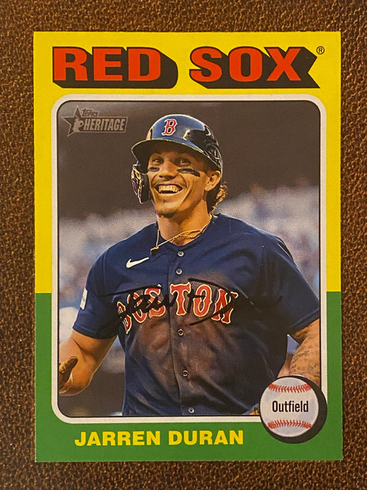 Jarren Duran - 2024 Topps Heritage - Low Number Short Prints - Red Sox