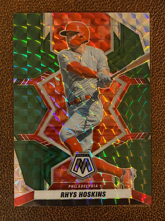 Rhys Hoskins - 2022 Mosaic - Green - Phillies