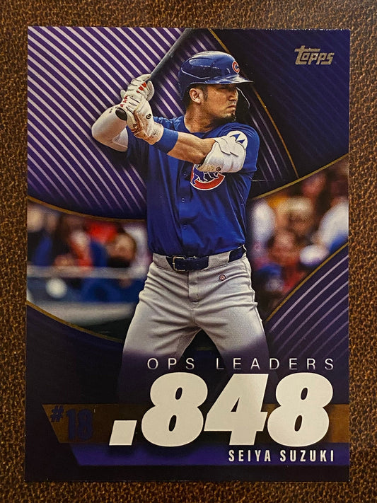 Seiya Suzuki - 2025 Topps Series 2 - OPS Leaders Insert - Cubs