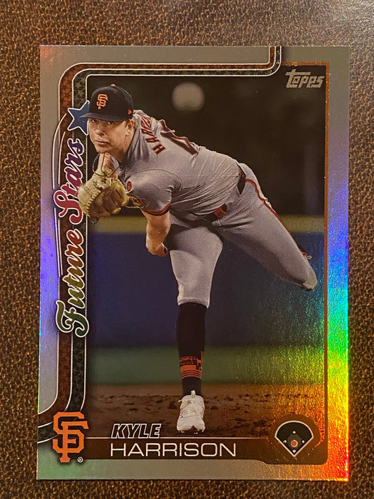 Kyle Harrison - 2025 Topps Series 1 - Rainbow Foil - Giants