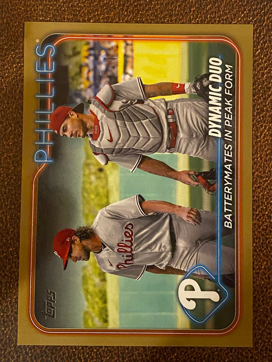 J.T. Realmuto/Aaron Nola - 2024 Topps Series 2 - Gold /2024 - Phillies