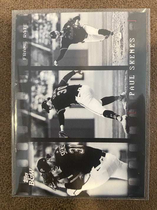 Paul Skenes - 2025 Topps Black & White - Frame Rate - Pirates