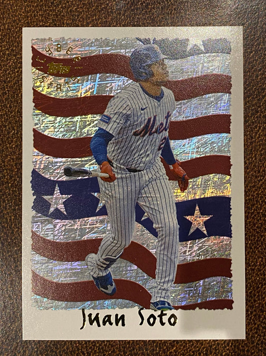 Juan Soto - 2025 Topps Archives - Cyberstats Insert - Mets