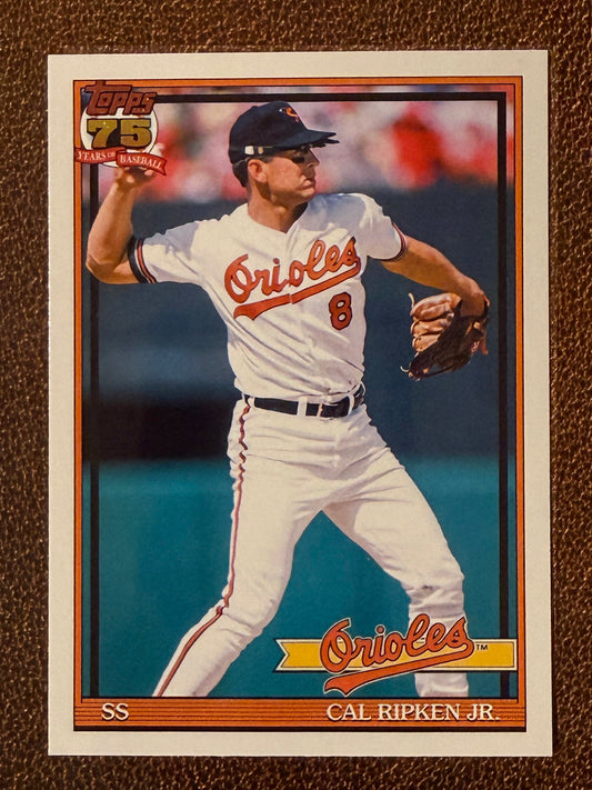 Cal Ripken Jr. - 2026 Topps Series 1 - 1991 Insert - Orioles