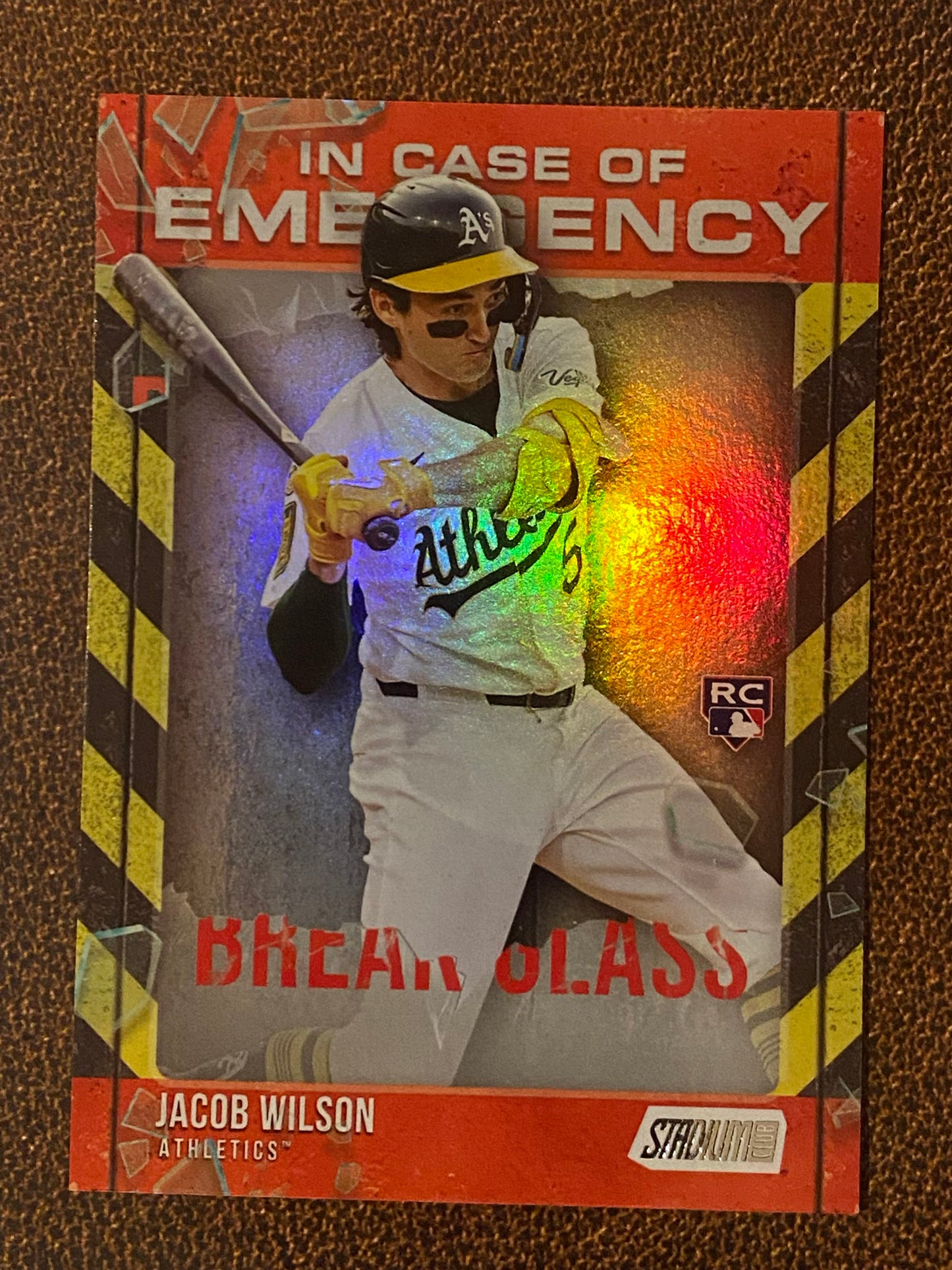 Jacob Wilson - 2025 Topps Stadium Club - Break Glass Insert - Athletics