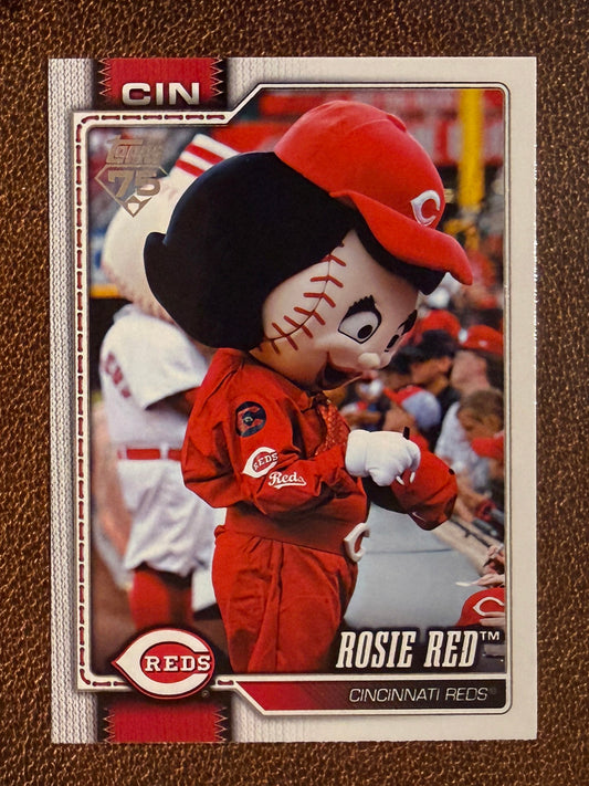 Rosie Red - 2026 Topps Series 1 - Mascots Insert - Reds