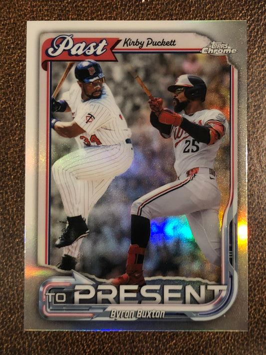 Byron Buxton - 2026 Topps Chrome - Past to Present Insert - Twins