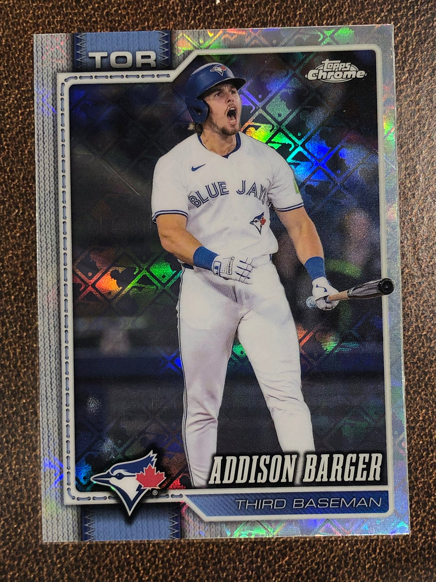 Addison Barger - 2026 Topps Chrome Logofractor - Base Logofractor - Blue Jays