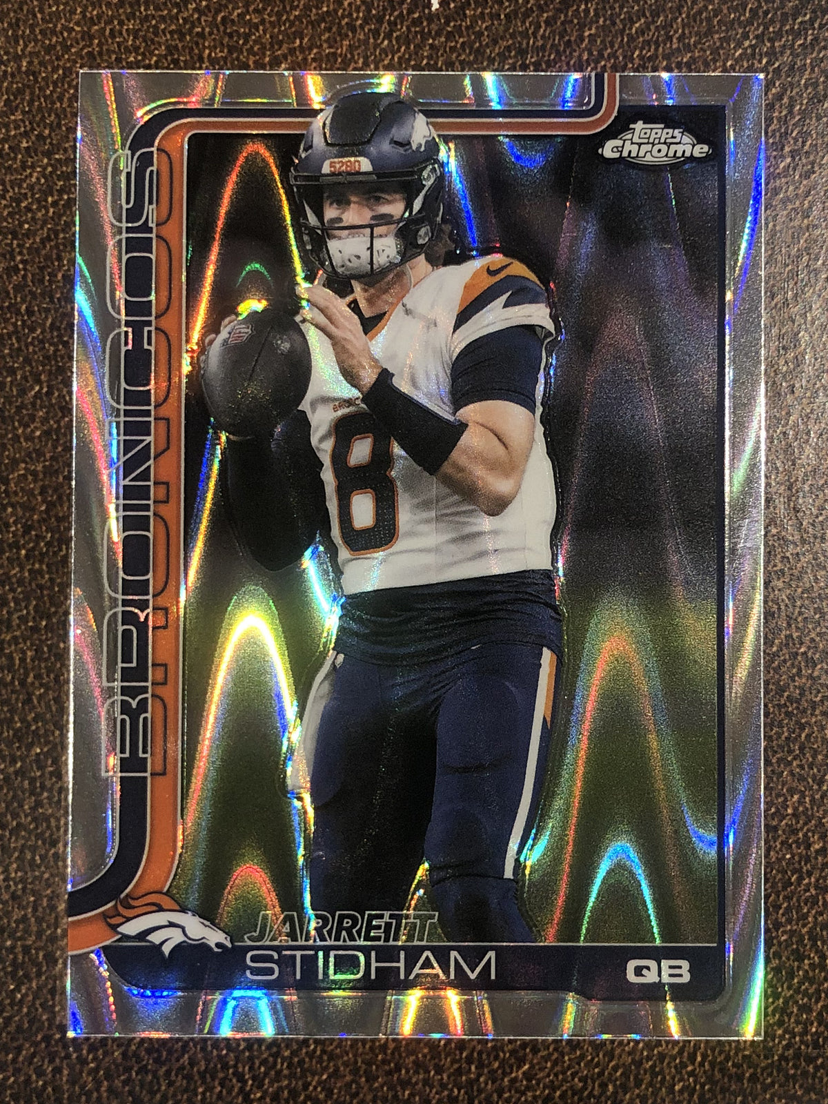 Jarrett Stidham - 2025 Topps Chrome - Raywave Refractor - Broncos