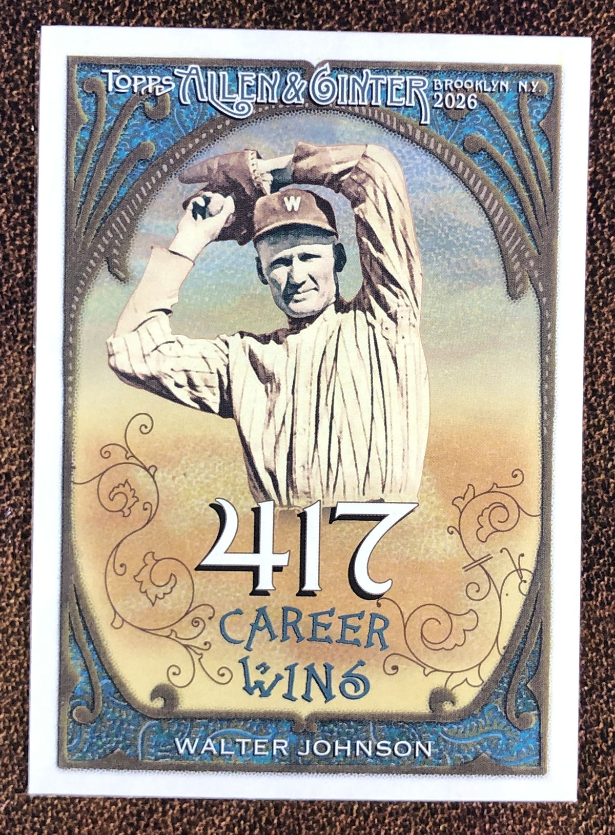 Walter Johnson - 2026 Topps Allen & Ginter - Career Insert - Senators