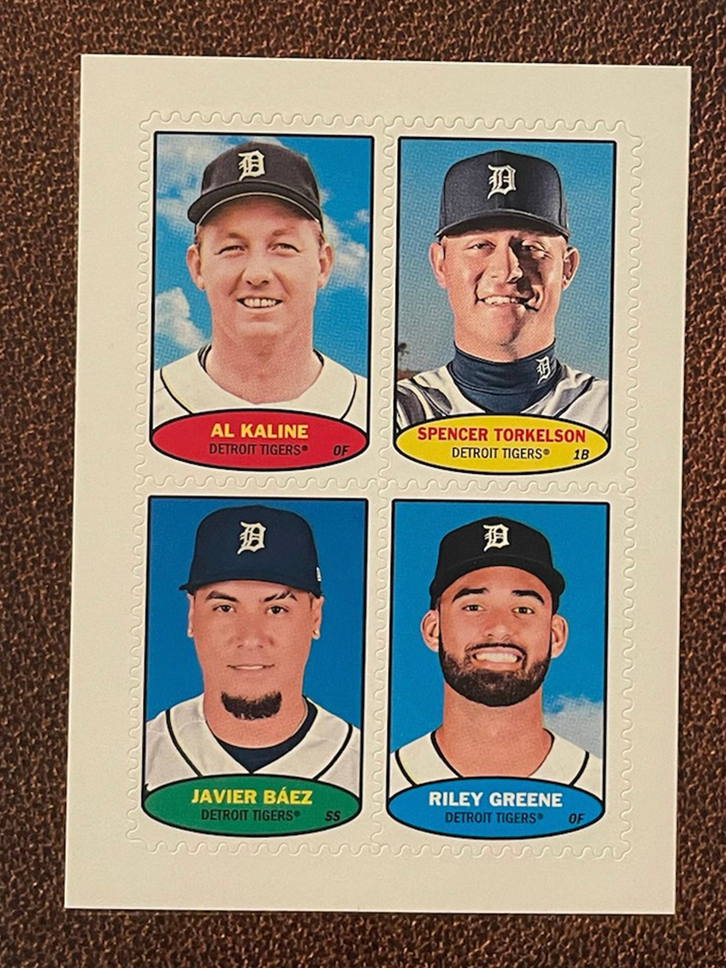 Tigers Stamp - 2023 Topps Heritage - Stamp - Tigers