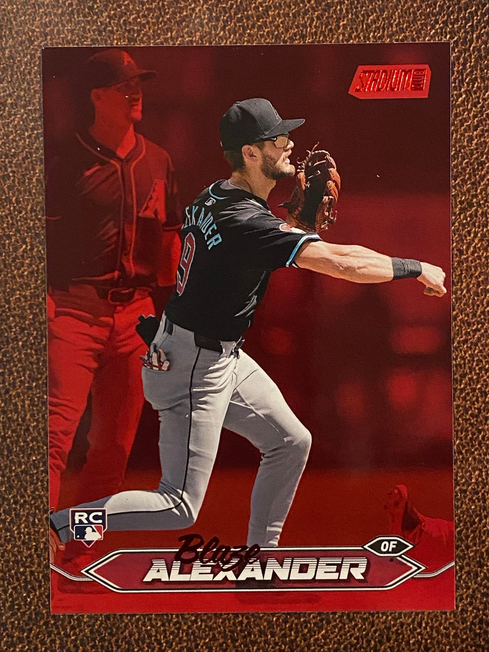 Blaze Alexander - 2024 Topps Stadium Club - Red Foil