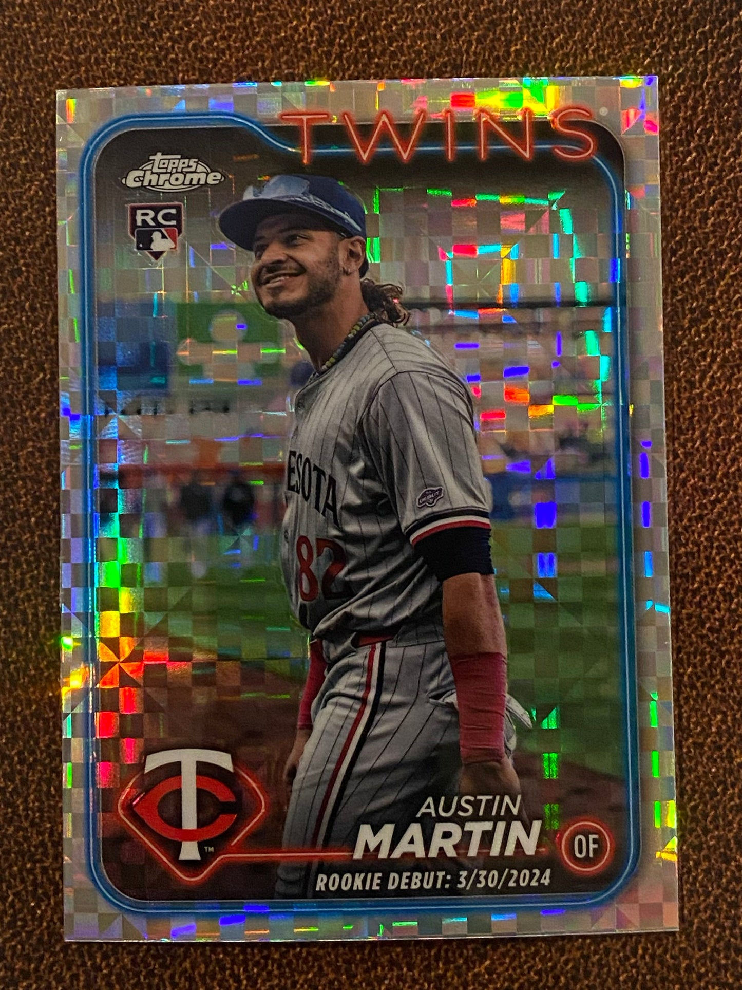 Austin Martin - 2024 Topps Chrome Update - XFractor (Rookie Debut) - Twins