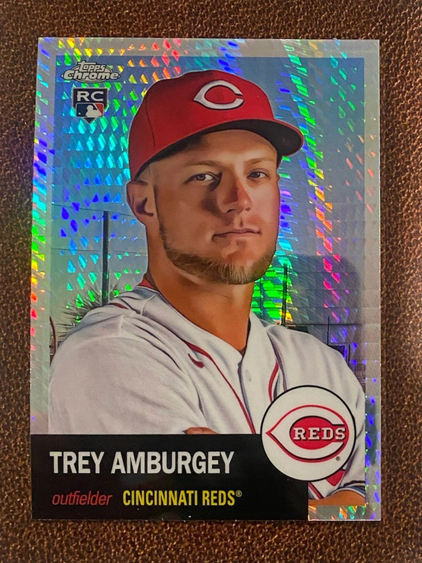 Trey Amburgey - 2022 Topps Chrome Platinum Anniversary - Prism Refractor - Reds