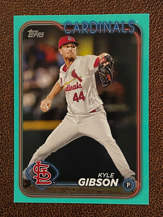 Kyle Gibson - 2024 Topps Series 2 - Aqua Parallel - Cardinals