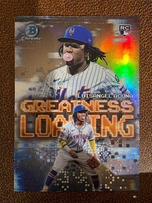 Luisangel Acuna - 2025 Bowman - Greatness Loading - Mets