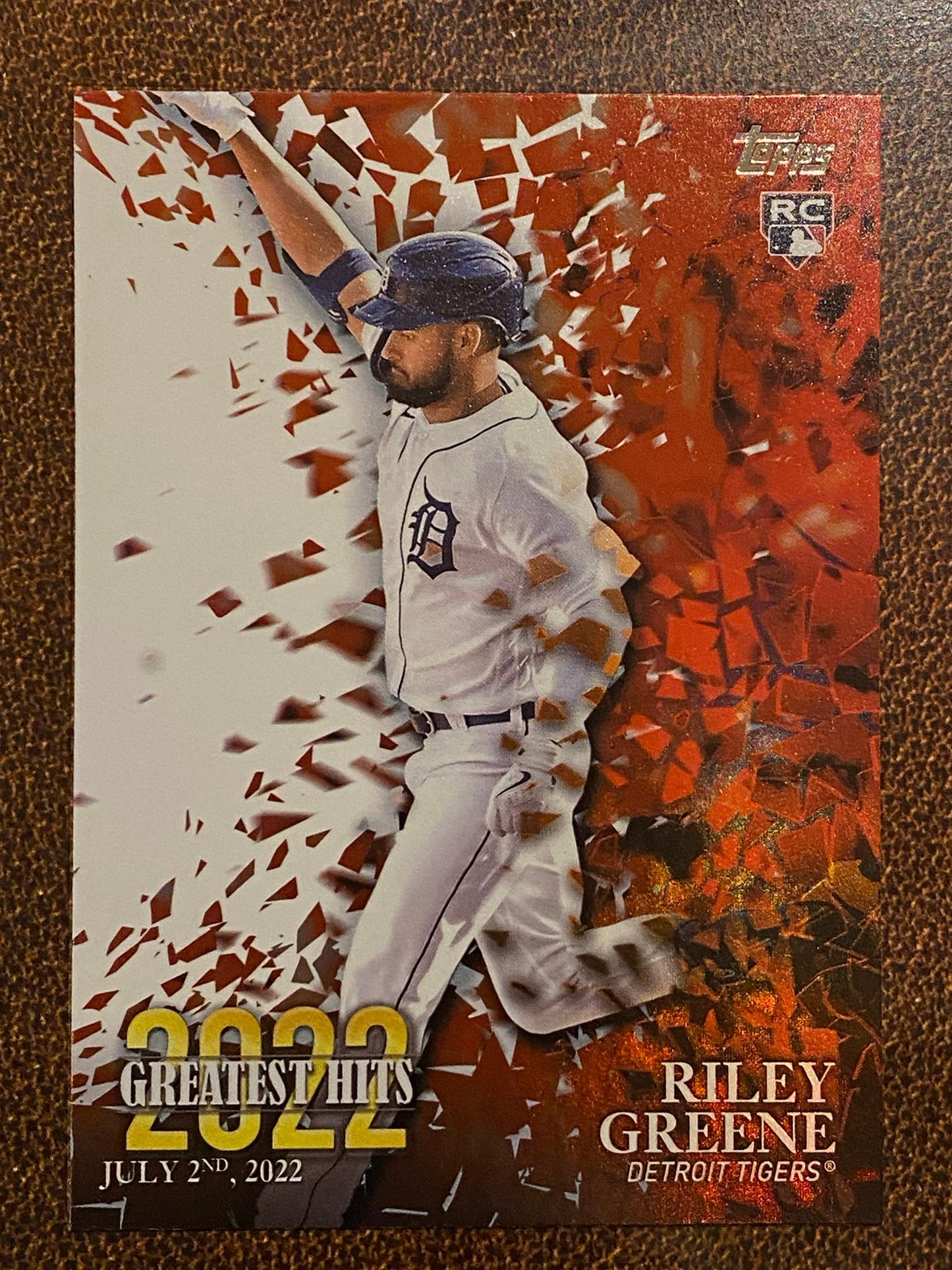 Riley Greene - 2023 Topps Series 1 - Greatest Hit Inserts - Tigers