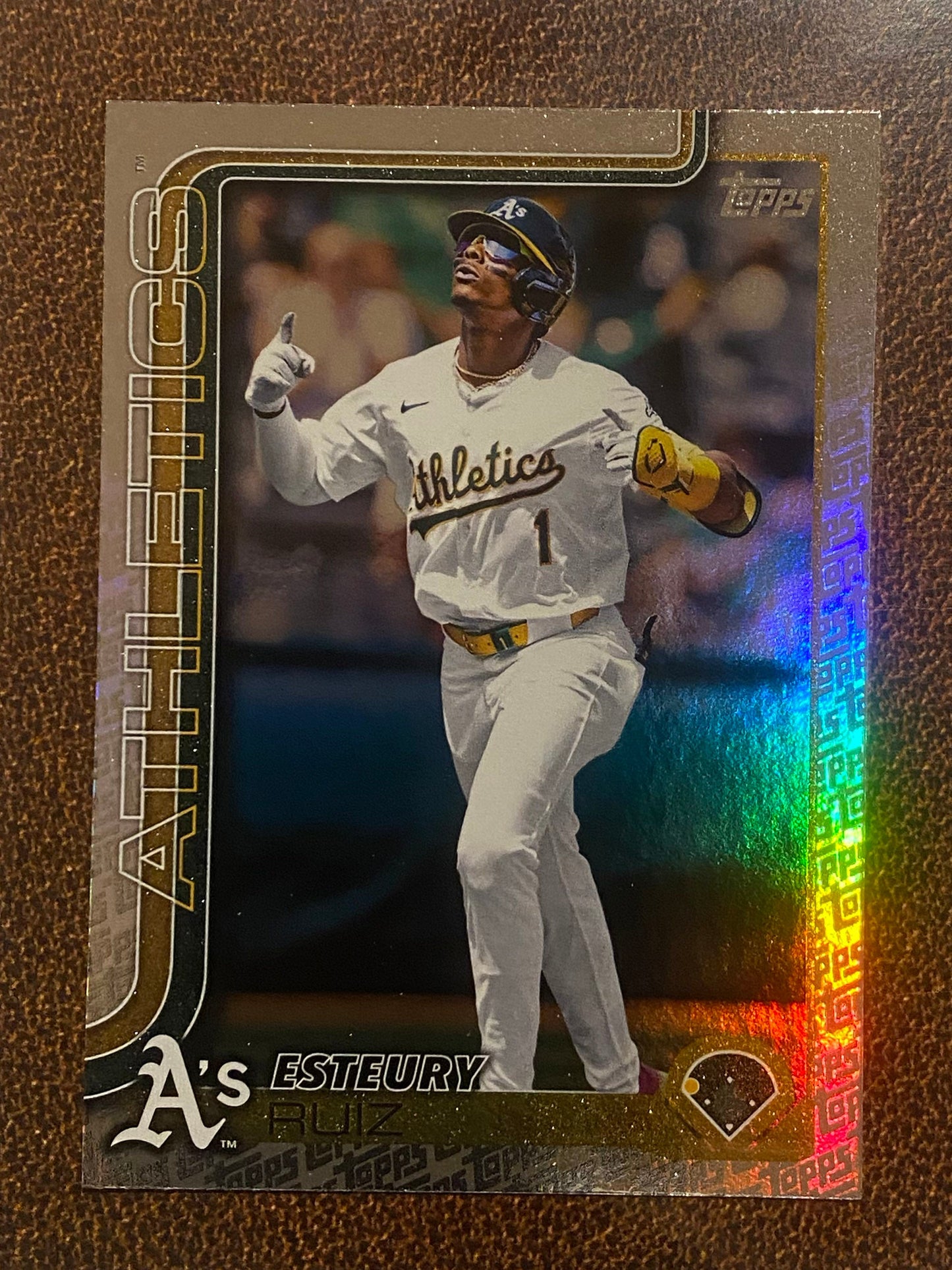 Esteury Ruiz - 2025 Topps Series 2 - Fanatics Exclusive Topps Foil Border - Athletics